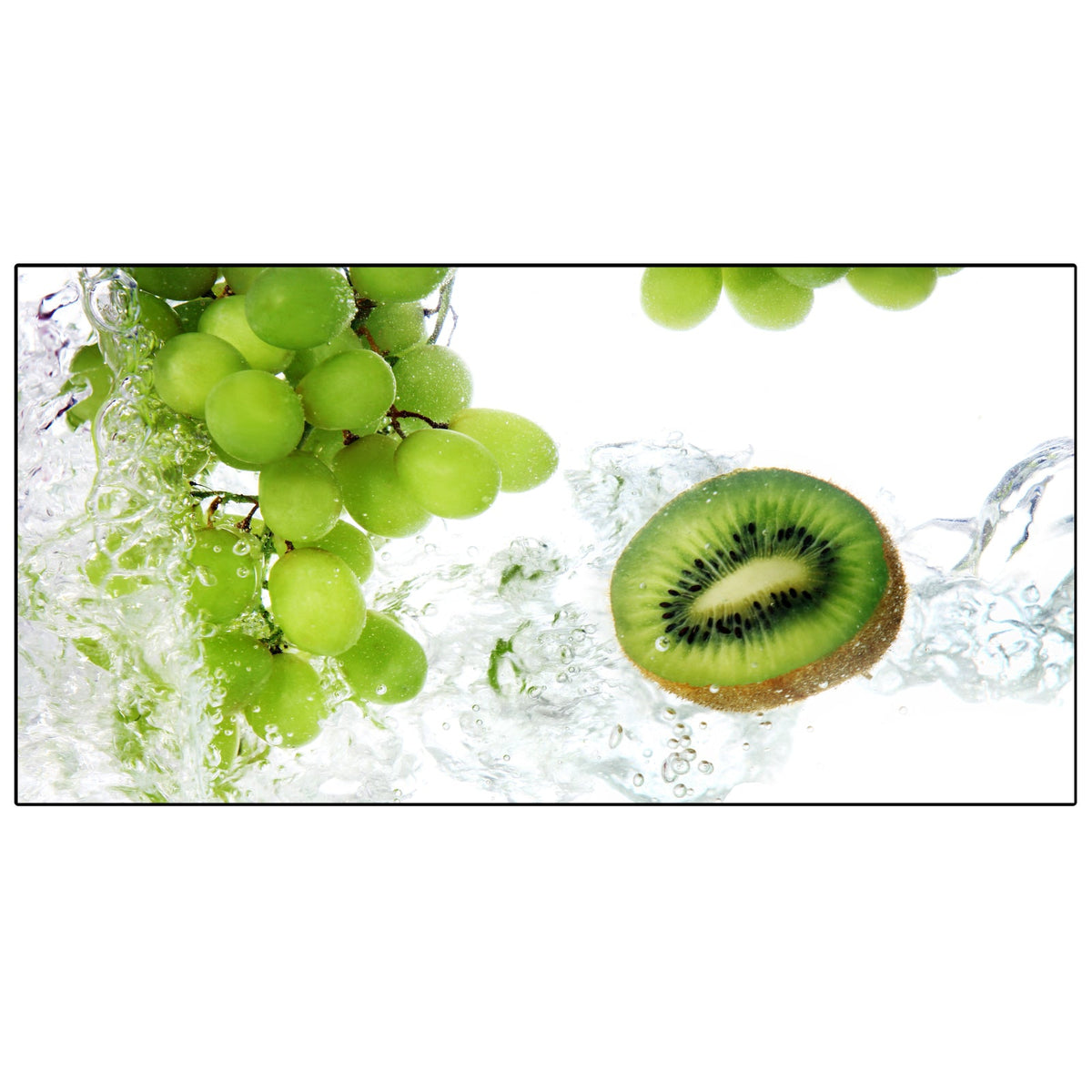 Spritzschutz Küche Traube Kiwi Splash