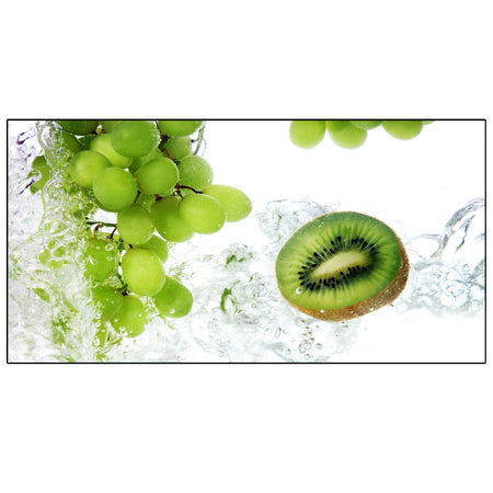 Spritzschutz Küche Traube Kiwi Splash