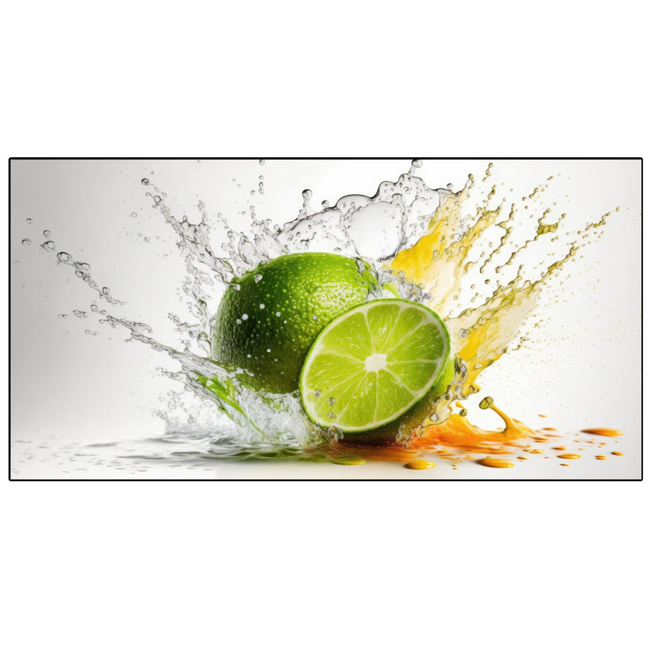 Spritzschutz Küche Limetten Splash