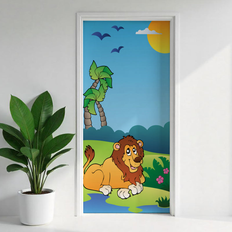 Türposter Kinderzimmer Selbstklebend