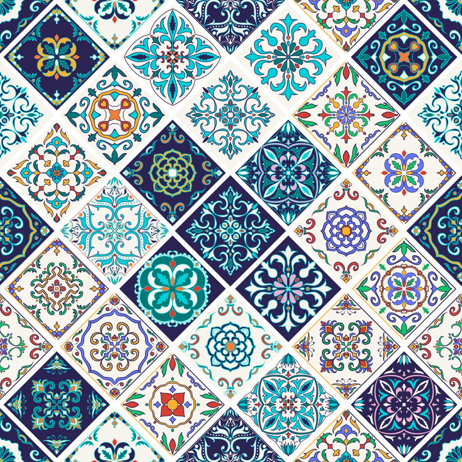 Küchenrückwand Spanish Style Patchwork