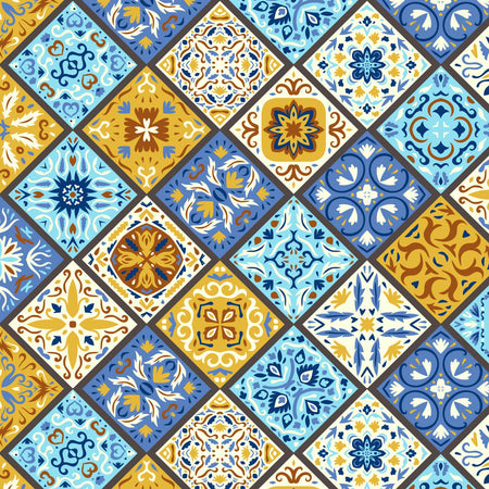 Küchenrückwand Mediterrane Fliesen Patchwork