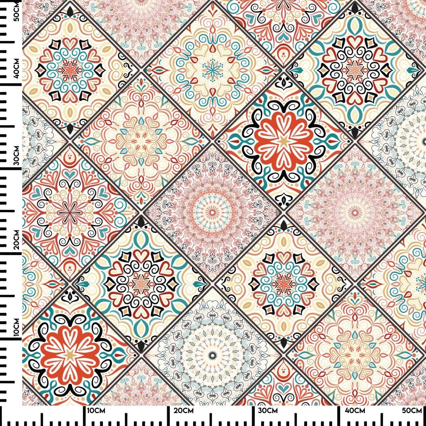 Küchenrückwand Patchwork Orient