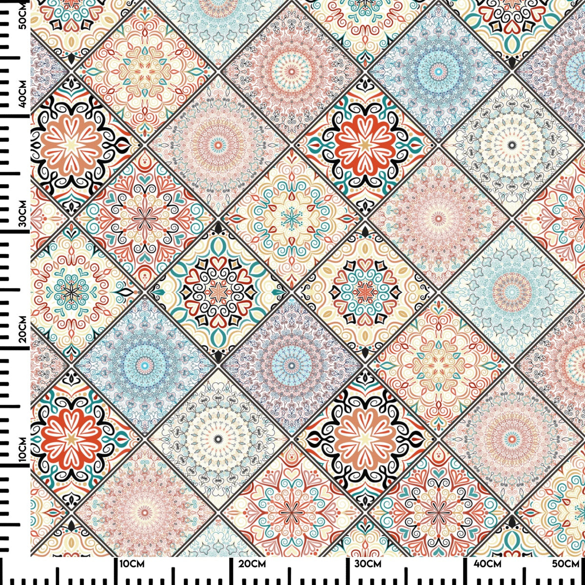 Küchenrückwand Boho Patchwork